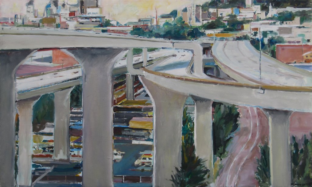 WESTSIDE FREEWAY 29" x 38"  2007